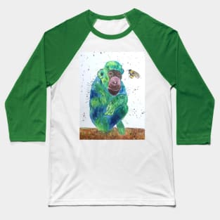 Bumble bee talking to a Green Ape Baseball T-Shirt